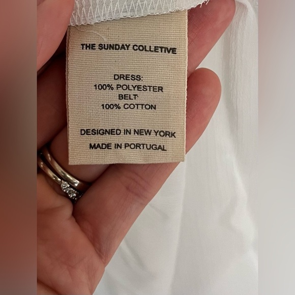 NEW The Sunday Collective Girls Size 10-11 Sleeveless Midi Mesh Dress White - Picture 8 of 10